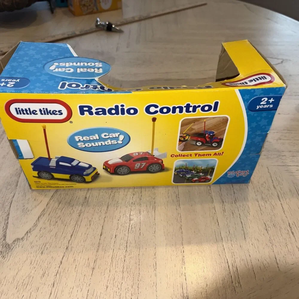 Vintage Little Tikes Race Car RC with Remote Car & Original Box/instructions